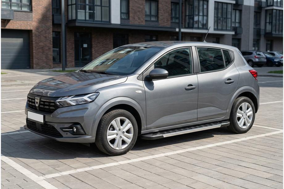 Dacia Sandero 2021- Pedane Laterali RedLine (2 pz, Alluminio) Foto 1