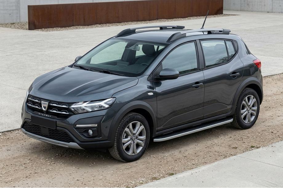 Dacia Sandero 2021- Pedane Laterali Tayga Grey (2 pz, Alluminio) Image