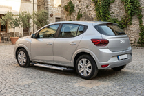 Dacia Sandero 2021- Pedane Laterali Vision New Grey (2 pz, Alluminio) foto 1