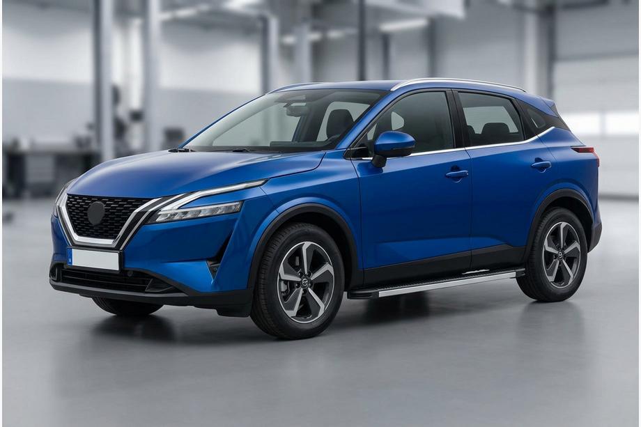 Nissan Qashqai 2021- Pedane Laterali Maya V1 (2 pz, Alluminio) Foto 1