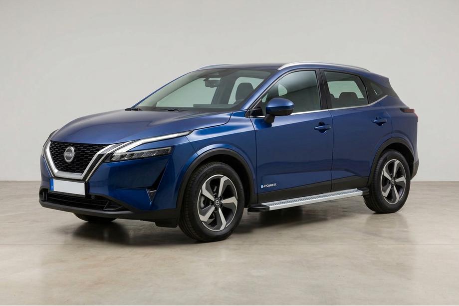Nissan Qashqai 2021- Pedane Laterali Maya V2 (2 pz, Alluminio) Image