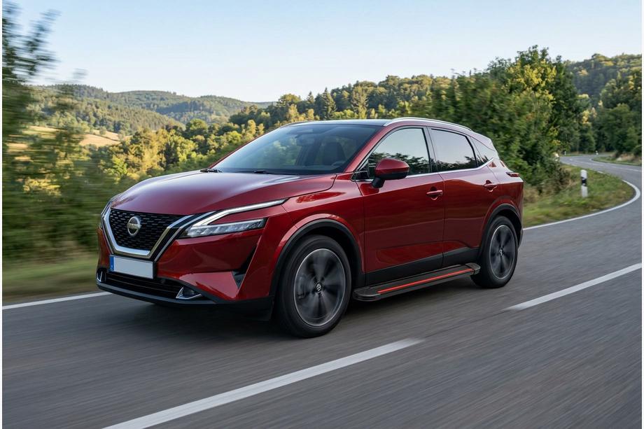 Nissan Qashqai 2021- Pedane Laterali Maya Red (2 pz, Alluminio) Image
