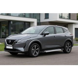 Pedane Laterali Vision New Grey (2 pz, Alluminio) Nissan Qashqai 2021- foto 1