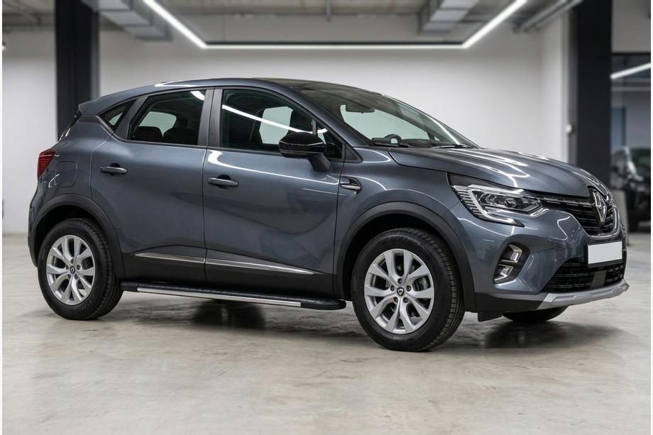 Renault Captur 2019- Pedane laterali Bosphorus Grey (2 pz, alluminio) Image