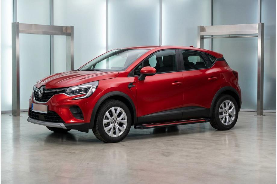 Renault Captur 2019- Pedane Laterali Maya Red (2 pz, Alluminio) Image