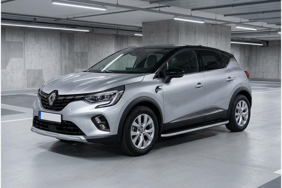 Renault Captur 2019- Pedane Laterali Tayga Grey (2 pz, Alluminio) Image