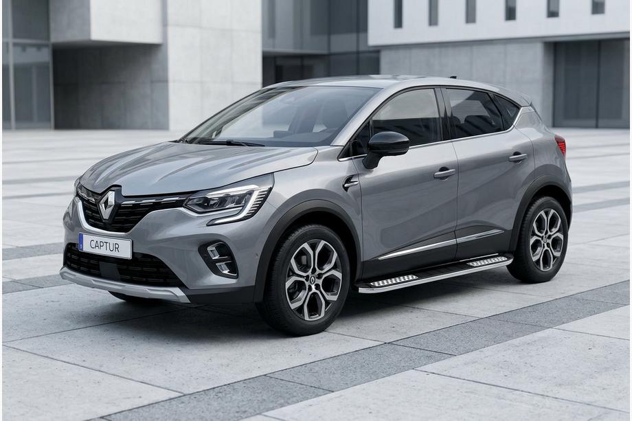 Renault Captur 2019- Pedane Laterali Tayga V2 (2 pz, Alluminio) Image