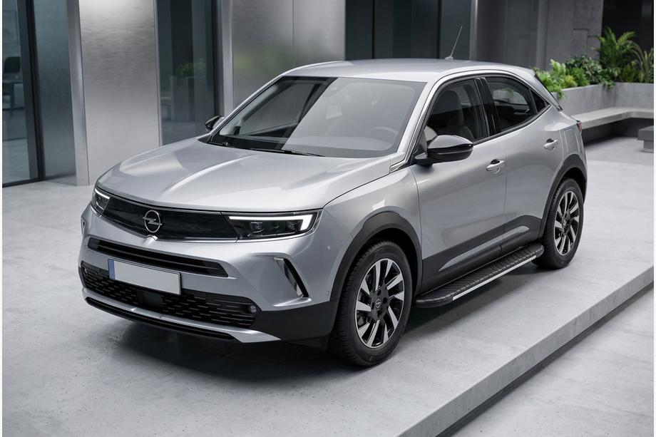 Opel Mokka 2021- Pedane laterali Bosphorus Grey (2 pz, alluminio) Image