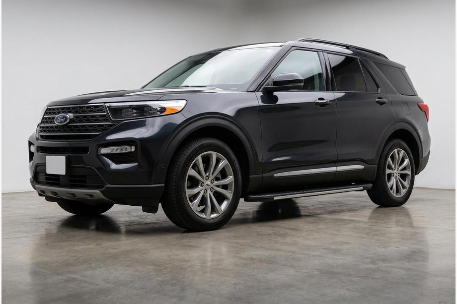 Ford Explorer 2019- Pedane laterali Bosphorus Grey (2 pz, alluminio) Image