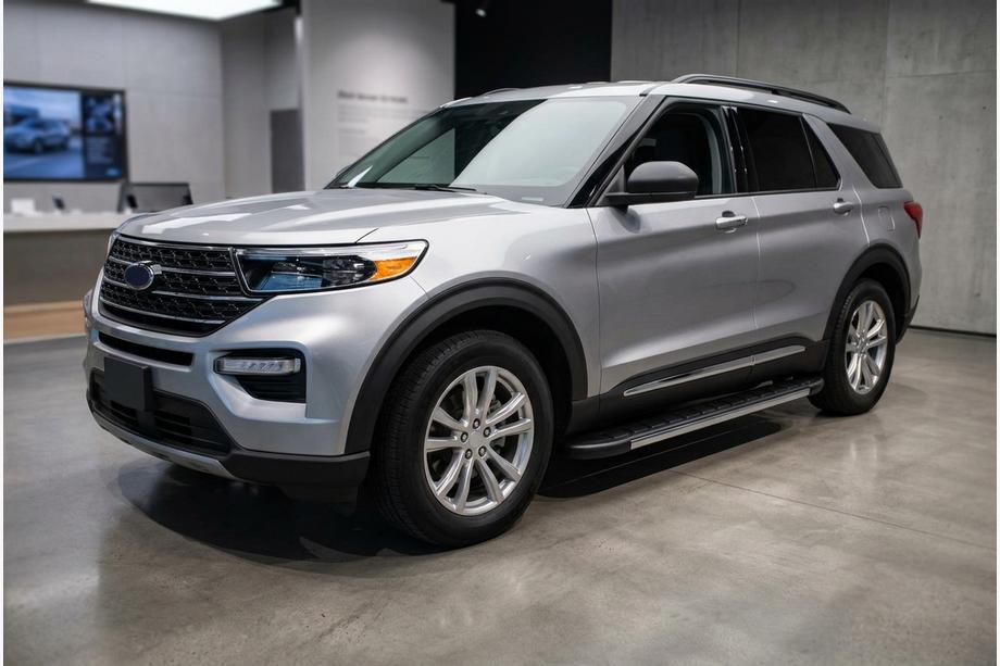 Ford Explorer 2019- Pedane Laterali Duru (2 pz, Alluminio) Image