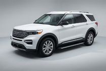 Ford Explorer 2019- Pedane Laterali Maya V1 (2 pz, Alluminio) foto 1