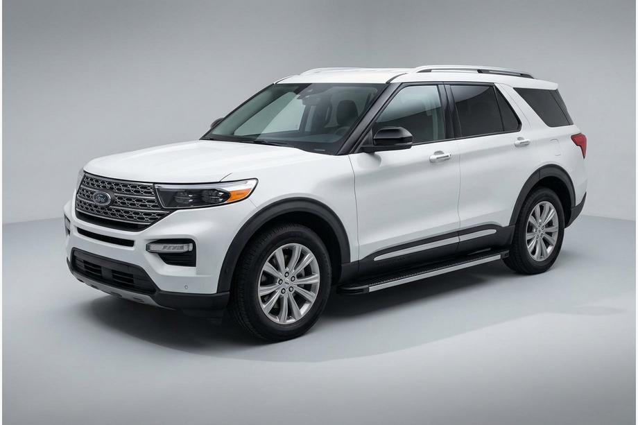 Ford Explorer 2019- Pedane Laterali Maya V1 (2 pz, Alluminio) Image