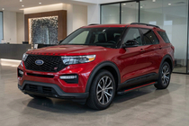 Ford Explorer 2019- Pedane Laterali Maya Red (2 pz, Alluminio) foto 1
