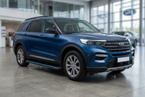 Ford Explorer 2019- Pedane Laterali Maya Blue (2 pz, Alluminio) foto 1