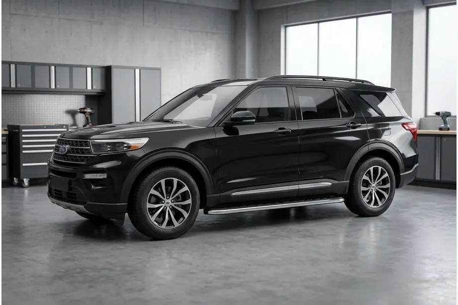 Ford Explorer 2019- Pedane Laterali Maydos V1 (2 pz, Alluminio) Foto 1