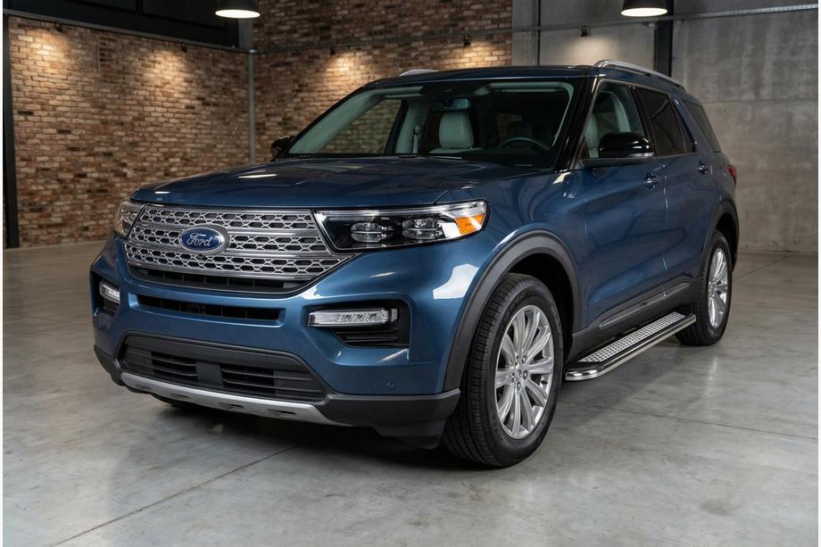 Ford Explorer 2019- Pedane Laterali Maydos V2 (2 pz, Alluminio) Foto 1