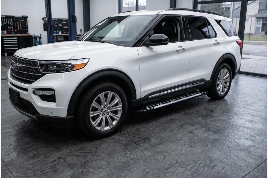 Ford Explorer 2019- Pedane Laterali Sunrise (2 pz, Alluminio) Image