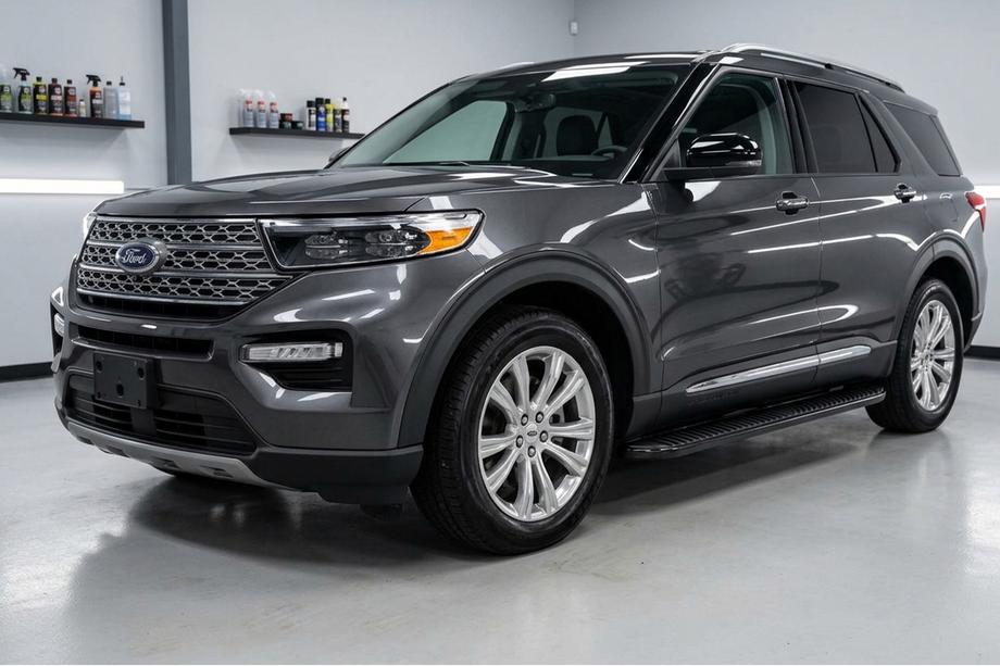 Ford Explorer 2019- Pedane Laterali Tayga Black (2 pz, Alluminio) Image