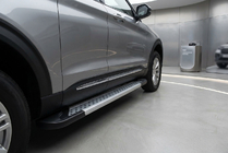 Ford Explorer 2019- Pedane Laterali Vision New Grey (2 pz, Alluminio) foto 1