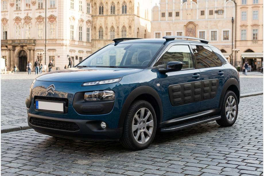 Citroen Cactus 2014-2020 Pedane Laterali Bosphorus Black (2 pz, Alluminio) Image