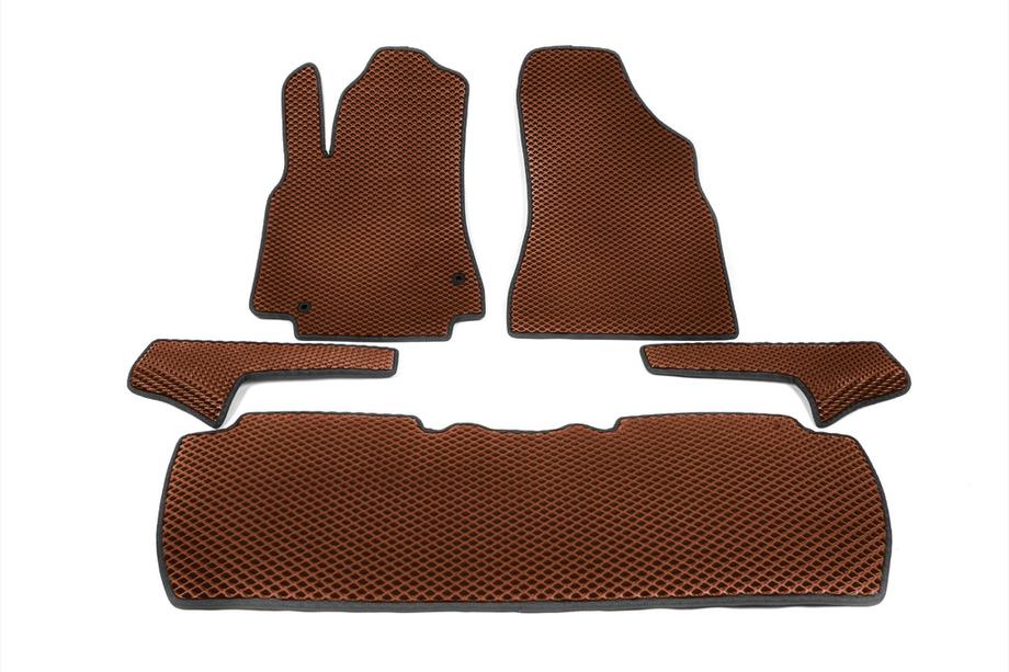 Peugeot Partner Tepee 2008-2018 Tappetini EVA (rosso mattone) Image
