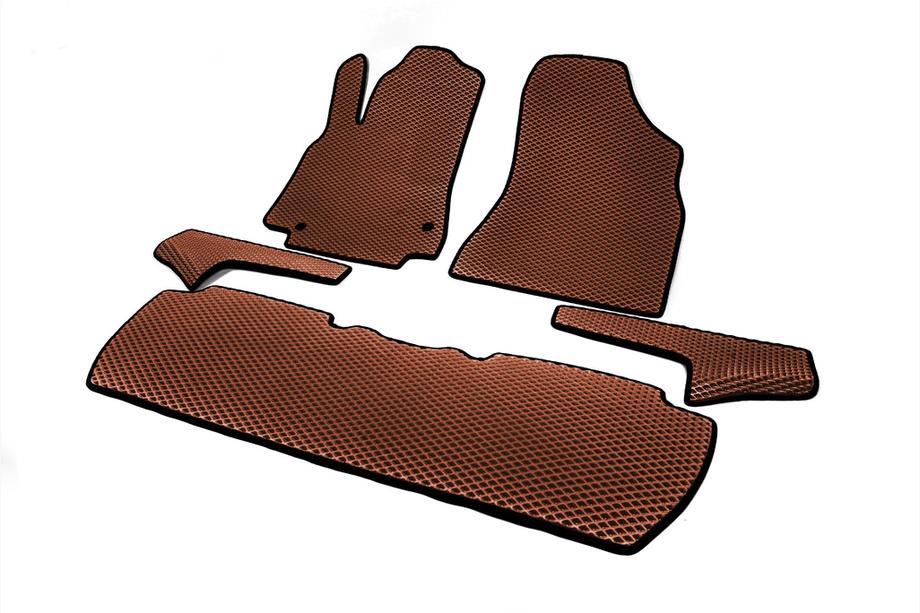 Peugeot Partner Tepee 2008-2018 Tappetini EVA (rosso mattone) Anteriori (2 pz) Foto 2