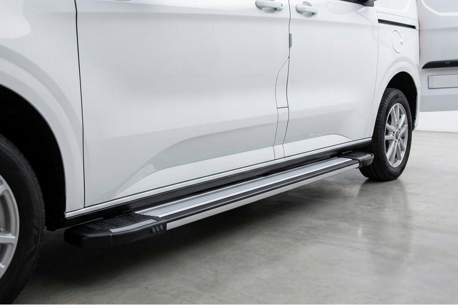 Volkswagen Caddy 2020- Pedane Laterali Rainbow (2 pz, Alluminio) Image
