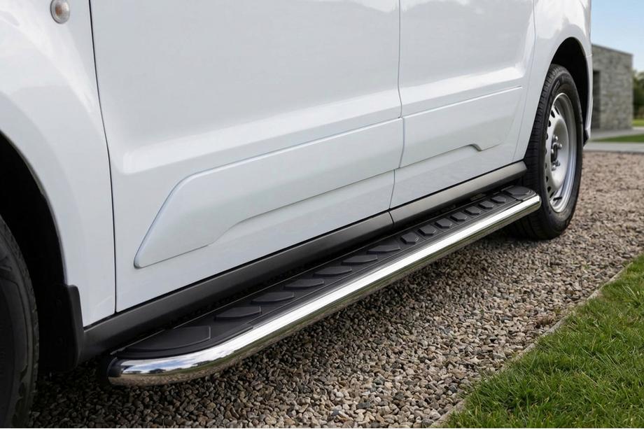 Volkswagen Caddy 2020- Pedane Laterali Maydos V1 (2 pz, Alluminio e Acciaio Inox) Image