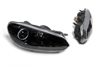 Volkswagen Golf 6 2008-2014 Fari Anteriori Black (2 pz, LED) foto 3