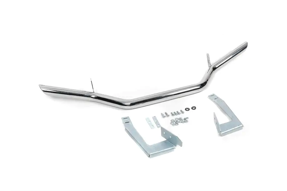 Mercedes Sprinter W901/902/903/904/905 1995–2006 Protezione Anteriore ST006 (Acciaio Inox) Foto 2
