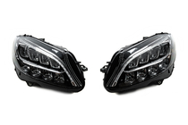 Mercedes C-class W205 2014-2021 Fari anteriori (2 pz, senza centraline, restyling) foto 2