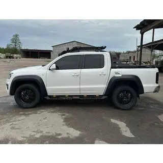 Pedane laterali Dakar V2 con LED (2 pz, metallo) foto 3