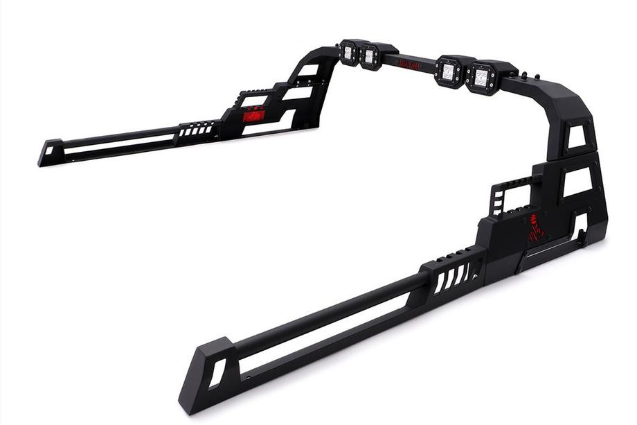 Volkswagen Amarok 2010-2022 Rollbar Dakar con LED (senza copertura avvolgibile) Foto 1