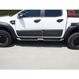 Pedane laterali Dakar V2 senza LED (2 pz, metallo) foto 2