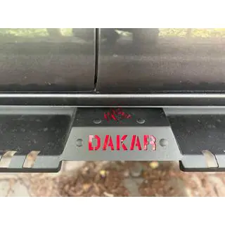 Pedane laterali Dakar V2 con LED (2 pz, metallo) foto 2