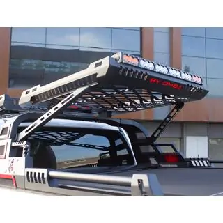 Cesto da Tetto per Roll Bar Dakar (100x100 cm) Toyota Hilux 2015- foto 2