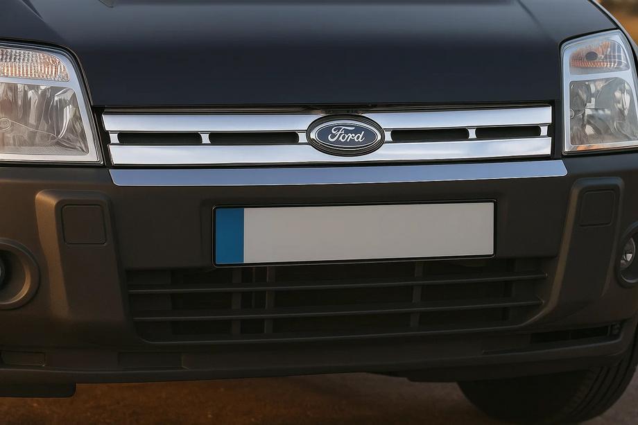 Ford Connect 2006–2009 Coperture griglia cromate (acciaio inox) OmsaLine - Acciaio Inox Italiano Image