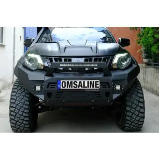 Paraurti anteriore con protezione sottoscocca Dakar (2015-2019) Mitsubishi L200 2015-2024 foto 1