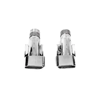 Terminali di scarico V2 (2 pz, acciaio inox) foto 4