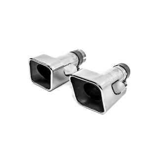 Terminali di scarico V2 (2 pz, acciaio inox) foto 2