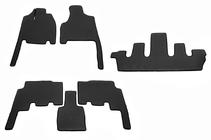 Chrysler Voyager 2001-2007 Tappetini (3 file, EVA, neri) foto 13