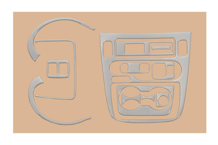 Honda HR-V 1998-2006 Decorazione Cruscotto Nero Foto 2