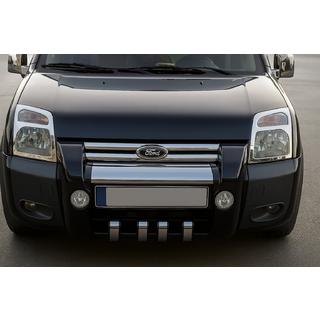 Coperture Fari (2 pz, Acciaio Inox) Ford Connect 2006–2009 foto 1
