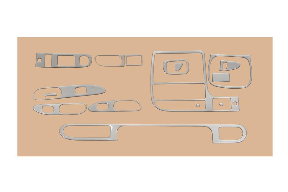 Kia Sephia 1993-1998 Decorazione cruscotto (1995-1998) Alluminio Image