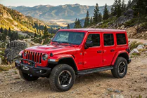 Jeep Wrangler 2018- Pedane Laterali Bosphorus Black (2 pz, Alluminio) foto 1