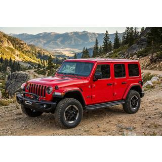 Pedane Laterali Bosphorus Black (2 pz, Alluminio) Jeep Wrangler 2018- foto 1