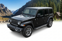 Jeep Wrangler 2018- Pedane Laterali Maya V1 (2 pz, Alluminio) foto 1