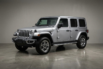 Jeep Wrangler 2018- Pedane Laterali Maydos V1 (2 pz, Alluminio) foto 1