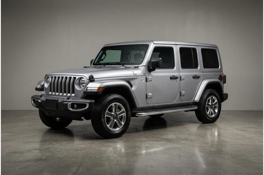 Jeep Wrangler 2018- Pedane Laterali Maydos V1 (2 pz, Alluminio) Image