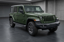 Jeep Wrangler 2018- Pedane Laterali Allmond Black (2 pz, Alluminio) foto 1